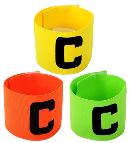 1/3 Stück Kapitänsbinde Fußball Armbinde Erwachsene Verstellbare Captain Armband Multicolor Elastic Kapitäns Armbinden Fußball Armband Spielführerbinde Für Junior Herren Mädchen