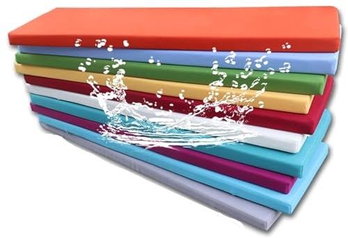 Generisch Sitzkissen Outdoor, Benutzerdefinierte Bankkissen Bankauflage, Sitzkissen Bank Auflage Ersatzpolster, Für Bank, Fensterbank, Gartenmöbel, Terrasse, Drinnen,Schaukel Sitzbank,8cm
