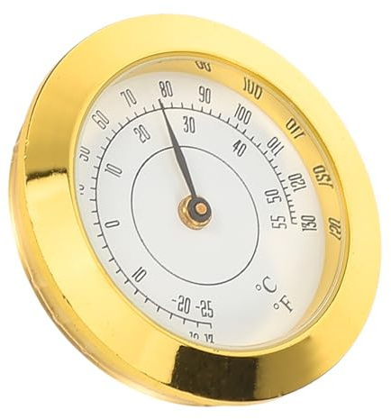 VERDANVERSE Termometro Incastonato Per Custodia Chitarra Alta Precisione Design Portatile e Versatile Per Misurazioni Accurate Della Temperatura Ambienti Diversi