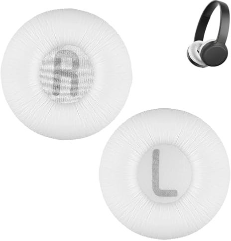 1 Paio Cuscinetti Cuffie di Ricambio per JBL Tune600 T500BT T450 T450BT JR300BT T510BT T520BT JR310BT (Non Compatibili con Tune600btnc) Copri Padiglioni Cuffie Universali 70mm con Memory Foam