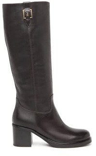 Nero Giardini I411791D Stivali Donna in Pelle - Testa di Moro 38 EU