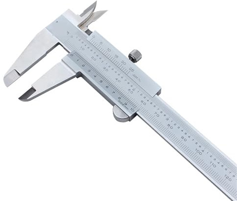 Calibrador Vernier de 6, 0-150 mm, 530-312, precisión 1/128, 0,05 mm, herramientas de medición de acero inoxidable, herramientas manuales.(0-150mm 0.02mm)