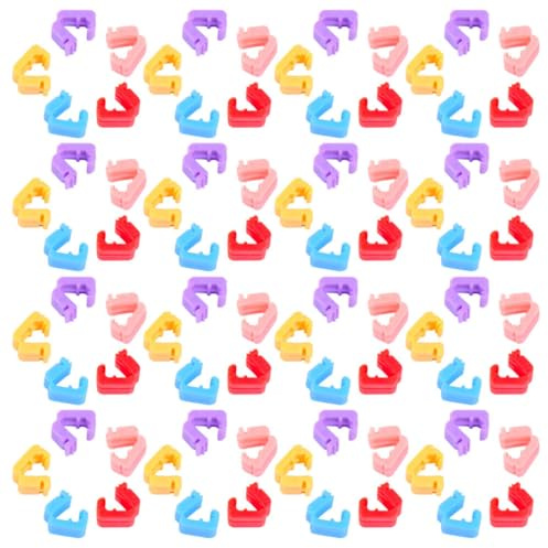 SILENRADAWN 500pcs Plastic Balloon Clips Party Balloon Connector Clamps for Arch Sealing Birthday Wedding Decoration Accessories