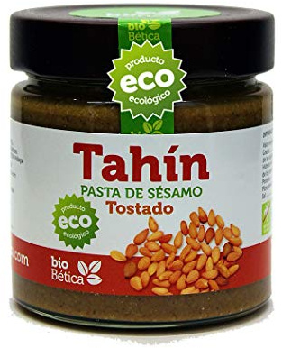 Tahín Tostado 100% BIO bioBética - 190 gr - Tahini Tostado - Pasta de sésamo Tostado