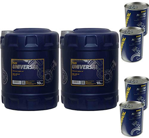 20L Motoröl MANNOL Universal 15W-40 4x