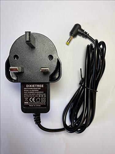 Replacement for Sony DAB Radio 6V ICF-SW77 ICF-SW55 Mains AC-DC Adaptor Power Supply UK Plug