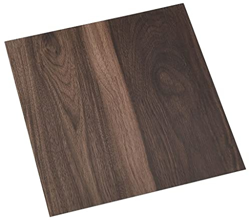 vidaXL 20x Tarimas Autoadhesivas Lama Baldosa Azulejo Suelo Salón Sala de Estar Dormitorio Antideslizantes Impermeables PVC 1,86 m² Marrón Oscuro