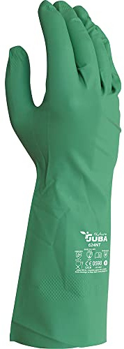 Juba G, sin soporte nitrilo biodegradable, verde - SIZE: 6 | Sin soporte