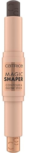 Catrice Magic Shaper Contour & Glow Stick, konturpenna, nr 060, flerfärgad, definierande, omedelbart resultat, naturlig, vegansk, utan parfym, utan alkohol, utan parabener, 1-pack (9 g)