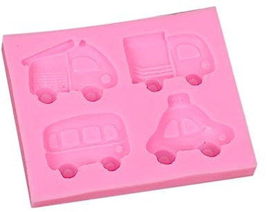 BESTonZON Silikon Backform Für Fondant Auto Bus Für Schokoladen Pudding Jelly Kekse Und Mehr Langlebig Und Vielseitig Einsetzbar