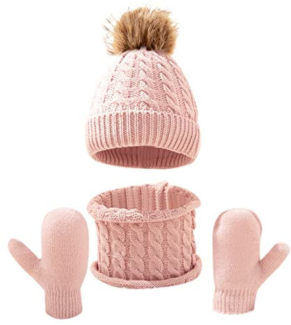 Damen Mütze & Schal | Strick Wintermütze Winterschal Seiden-Tuch Damen Stern Muster Italy Eleganter mit Echt- Veredelung,Geschenk für Mann und Vater Schal Herren Damen,Winter Weiche Warm Herrensc