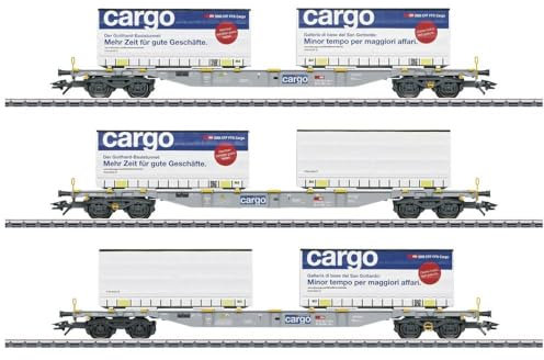 Märklin 47463 H0 3er-Set Containerwagen der SBB