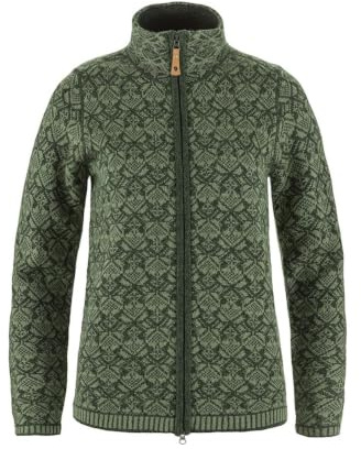 FJALLRAVEN 89912-662 Snow Cardigan W Jacka Dam Djup Skog Storlek M