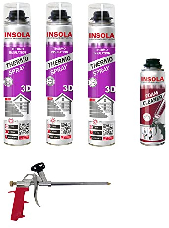 INSOLA Thermo Spray 3D Isolation Polyuréthane Projetable 850ml