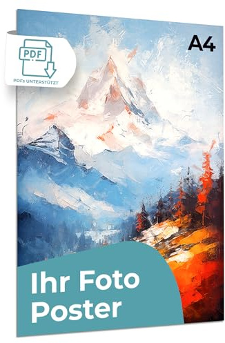 Cimpress Póster Imprimible Personalizado, Arte Vertical de Pared con Foto y Texto Diseño Personalizado en A4, A3, A2, A1, B2, Para Casa, Oficina o Regalos (A4 (21 x 29.7cm))