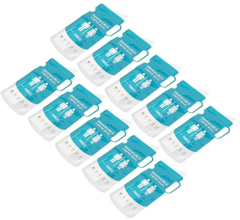 Greensen 10pcs Sacchetti di Urina Monouso, Sacchetto di Urgenza per Pipì Portatile Sacchetti Orinatoio 750ml con Tecnologia Gel Assorbente per Uomini Donne Bambini Campeggio Viaggio