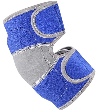 XIAOQENAN Atmungsaktive Ellenbogenbandage, einfach zu bedienen, Basketballschutz, Tennis-Pad für Softball, Basketball, verstellbar, Sportlerarm