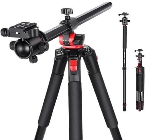 Compatible avec Les appareils Photo Reflex numériques, trépied et Monopode en Aluminium N284L+G0 2 en 1 avec rotule(72 inch)