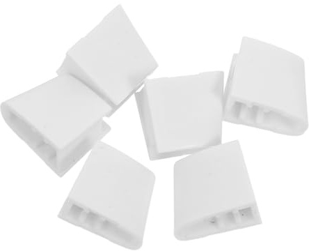jojofuny 6pcs White Dimmer Light Switch Knob Replacement Compatible with Universal Wall Dimmer Switches, Modern Rotary Control Knobs for Home Renovation and Electrical Upgrade