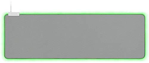 Razer Goliathus Extended Chroma Gaming Mouse Pad: Customizable Chroma RGB Lighting - Soft, Cloth Material - Balanced Control & Speed - Non-Slip Rubber Base - Mercury White