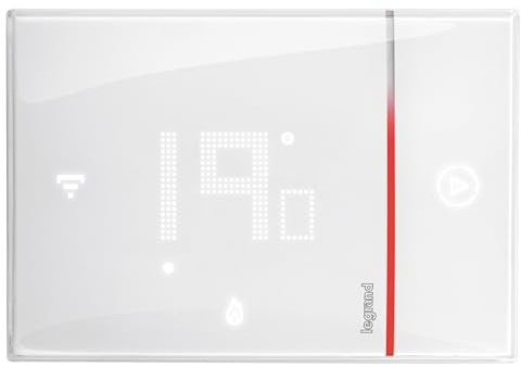 LEGRAND | Thermostat Smarther, Montage En Saillie, Contrôle À Distance Via App Home + Control, Compatible Assistants Vocaux, Fonction Boost Pour Confort Rapide