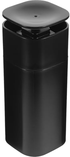 DOITOOL Push Down Empty Pump Dispenser Bottle, Push Down Liquid Pumping Empty Bottle Dispenser for Nail Polish and Makeup Remover, 2.75 x 2.75 x 7inch, Black