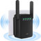 Ripetitore WiFi,amplificatore/estensore/amplificatore del segnale WiFi, amplificatore di segnale Internet per la casa, 4 antenne, 2 porte LAN,amplificatore WiFi per ufficio ecasa, facileInstallazione