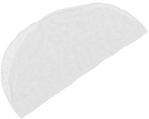FRCOLOR Kurzer Brautschleier Aus Spitze Mit Details Modisches Brautkleid-accessoire Für Braut Und Brautjungfern