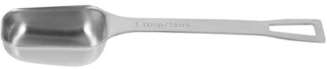 CLISPEED Cuchara Medidora De Cocina Para Sal y Condimentos Acero Inoxidable Cucharadita Práctica