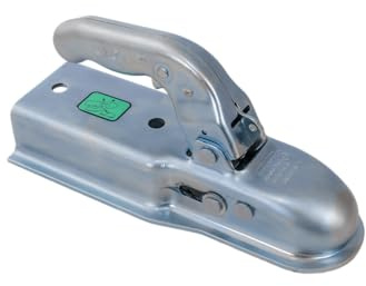 KNOTT attelage a Boule KQ14-C PTAC 1400 kg Timon Carre 70 mm Charge Verticale 100 kg pour remorque raccord sur Boule Montage sur Timon Carre 70 mm pour Usage sur Route