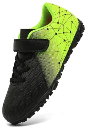 Boys Girls Astro Turf Football Boots Kids Light-Weight Indoor Soccer Shoes Athletic Trainers Sneakers Sport Shoes Unisex