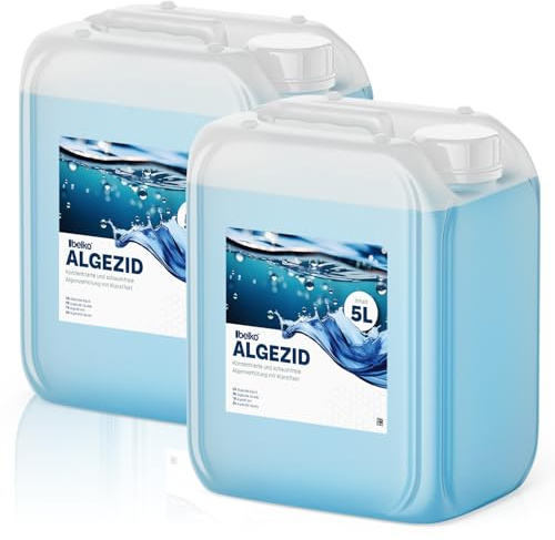 Belko® 10L Pool Algizid Algenverhütung flüssig - Präventives Anti Algenmittel für Schwimmbad & Pool und Whirlpool - gegen Algen, Algezid Poolklar Chlor Ergänzung