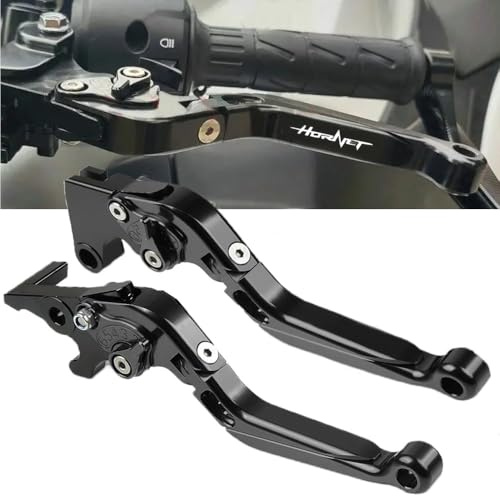 Regolabile Moto Leve Freno e Frizione Per Hornet CB599 CB600F CB 599 CB 600 F CB919 CB900F CBR600F2.F3.F4.F4i CB400 CB400SF CB400VTEC -Nero