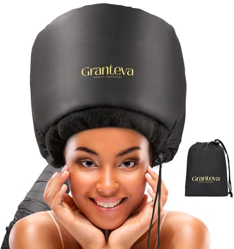 Accessorio asciugacapelli con cuffia e fascia integrata che riduce il calore intorno alle orecchie e al collo. Cuffia diffusore per asciugacapelli per capelli ricci, accelera il tempo di asciugatura