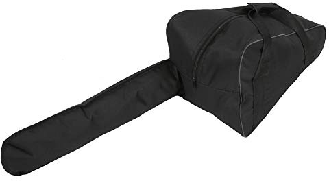 Borsa trasporto per motosega, borsa portatile in tessuto Oxford, impermeabile, resistente, per boscaiolo(22inch-Nero)