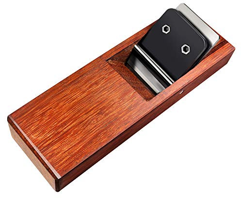 YOGEON Woodworking plane,Hand planer, Hand Plane Planer Wooden Carpenter Woodcraft Tool, Perfect for Woodworking, Trimming, Wood Planing, Surface Smoothing… (Rosewood 7'' A-New)