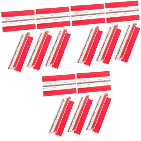 TEHAUX 15stücke Selbstklebende Klavierscharniere Transparente Heavy-duty-hinges Für -möbel Für Aquariendeckel Und Kleine Boxen Einfache Installation Werkzeuge