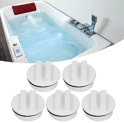 5 STÜCKE 1,5-Zoll-Pool-Spa-Rücklaufleitung mit Gewinde Überwinterungsstopfen Filter-Ablassstopfen mit O-Ring, Gewindeanschluss, Einfach zu Installieren und zu Verwenden