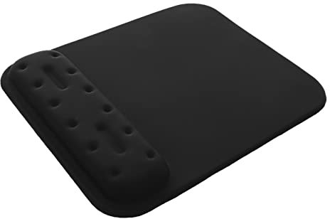 SOLUSTRE Mauspad Mit Ergonomischer Handgelenkauflage Ultraglatte Oberfläche Für Schnelle Abwischbar Für Jede Tischoberfläche Geeignet