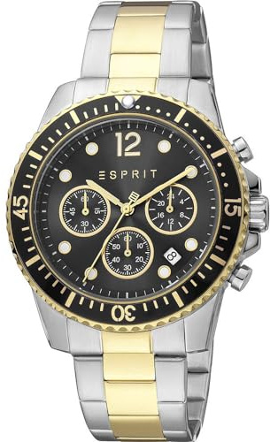 Esprit Casual Uhr ES1G373M0085, Schwarz, Lässig