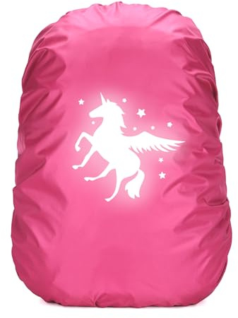 Einhorn Schulranzen Regenschutzs,Regenschutz Schulranzens Einhorns | Einhorn Rucksack Überzug Reflektierends,Regenschutz schulranzen step by step,Rucksacks Überzugs Reflektierend für Mädchen