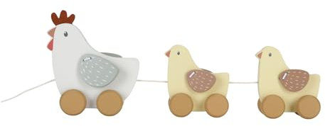 Little Dutch 7130 FSC Holz Nachziehtier Hühner - Little Farm