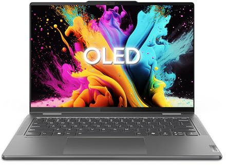 Lenovo Yoga 7i 2-in-1 Convertible AI Laptop | 14 2.8K Display | Intel Core Ultra 7 | 16GB RAM | 1TB SSD | Intel Arc Grafik | Windows 11 | QWERTZ | grau | 3 Monate Premium Care | inkl. Pen