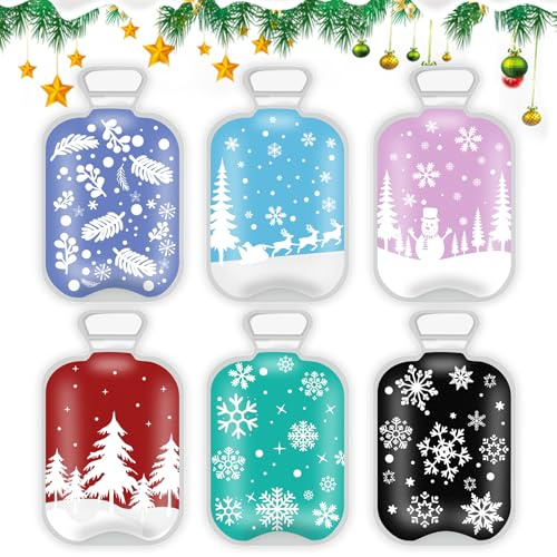 Taschenwärmer Handwärmer, 6 Stück Weihnachten Taschenwärmer Wiederverwendbar Handwärmer Knicken Wärmepads, Weihnachtenhandwärmer Kinder Taschenwärmerknicken Kleinigkeiten