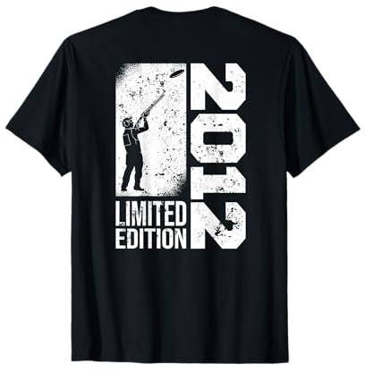 Tontauben Jahrgang 2012 geboren Geburtstag Tontaubenschießen T-Shirt