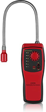 Gasdetektor Gasanalysator Brennbarer Gasdetektoranschluss Entzündliche Erdgas-Leck-Messgeräte-Luftqualitätsmonitor-Alarm for gefährliches Gas(AS8800L)