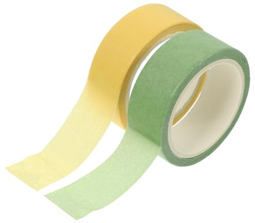 VILLFUL 2rollen Scrapbook Washi Tape Diy Dekorative Bastelband Geschenkband Notebook Planner Band Selbstklebend Lichtecht Leicht Abreißbar Für Basteln Und Handwerk