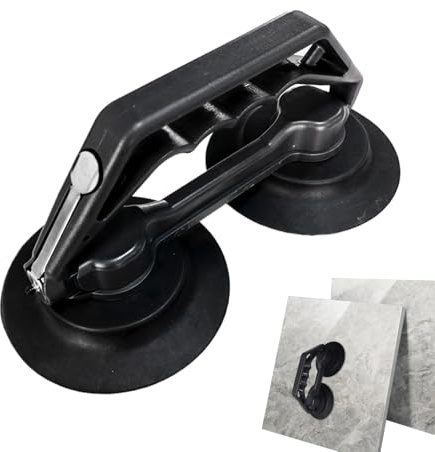 Glass Suction Cup,Doppelkrallen Glasfliesen Sauger - Kraftvolle Platte Saugheber Arbeitsersparendes Handwerkzeug Für Fenster Möbel Boden