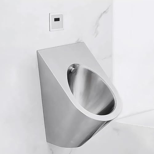 Urinoir mural en acier inoxydable 304 pour homme, pour usage commercial, sanitaire, sanitaire, toilettes publiques, bars, aéroports et toilettes