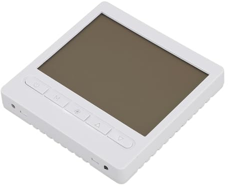 Jopwkuin 2 i 1 Programmerbar Termostat Smart Temperaturkontroll för Luftkonditionering och Golvvärme ABS-material LCD-skärm
